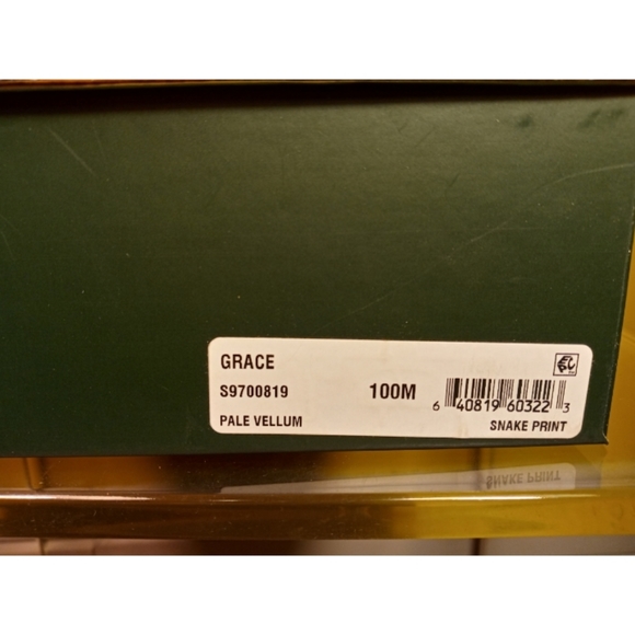 Kate Spade leather vellum snake print chunky heeled sandals 10 - Picture 8 of 12